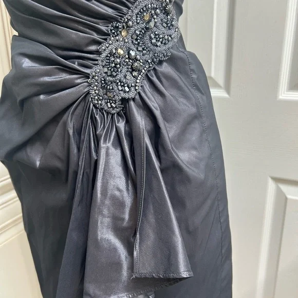 metallic striped handkerchief dress Abrielle Handkerchief Midi Dress Tulip Stripe – Peter Kate